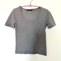 NICE CLAUP グレー 半袖Tシャツのサムネイル