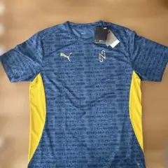 Puma ネイマール　スポーツシャツ 青/黄色　半袖　新品未使用品です