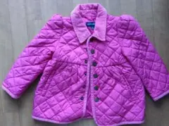 RALPH LAUREN ピンク キルティングジャケット　100