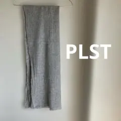 PLST プラステ　マフラー　ストール　グレーのサムネイル