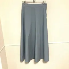 【お値下げ中】ノーリーズライト【36】ミモレ丈 とろみ フレアスカート オフィス