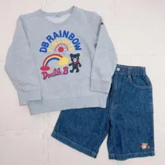 まとめ売り❤️120 ミキハウス　長袖　トレーナー　ズボン　男の子　デニム