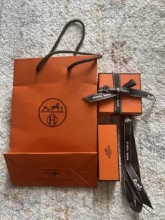 エルメス ショップ袋とギフトボックスセット