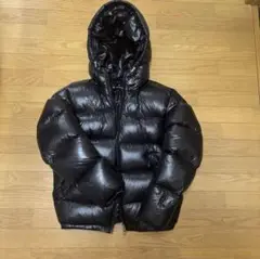ZARA ブラック フード付きダウンジャケット s