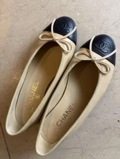 2026年最新】CHANEL カラー：ベージュ系 フラットシューズ・バレエ