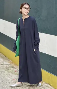 土日限定値下げ!!フリークスストア ワンピース ネイビー