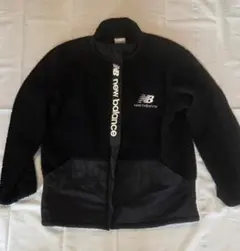 new balance フリースジャケット ブラック