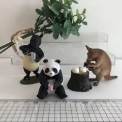 朝隈俊男 アニマルキャンプ フィギュア ガチャ ⚠️パーツあるだけ 3点おまとめ