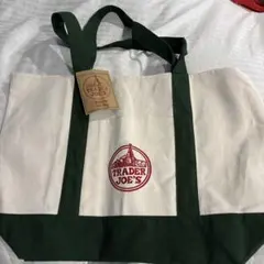 TRADER JOE'S トートバッグ エコバッグ大　グリーン