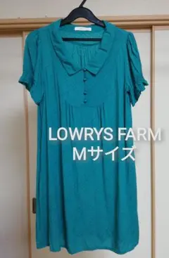 Mサイズ ローリーズファーム ブラウス シャツ チュニック ワンピース レトロのサムネイル