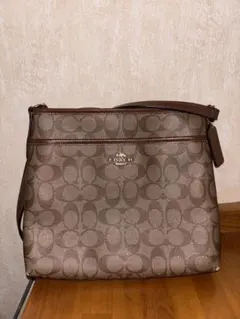 COACH コーチ ショルダーバッグ シグネチャー ブラウン F29210