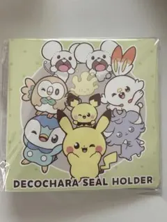 ポケピース　デコキャラシールホルダー　2025年　冬