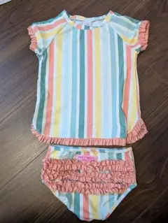 RuffleButts ストライプセパレート水着 6