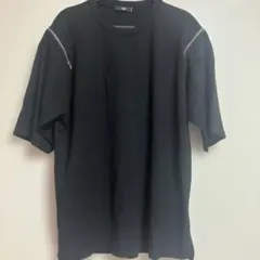 【HARE 】黒 ジッパー付きTシャツ