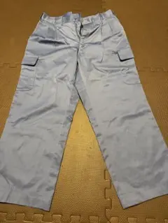 作業着　水色　メンズ　ズボン　82 訳あり　未使用　②