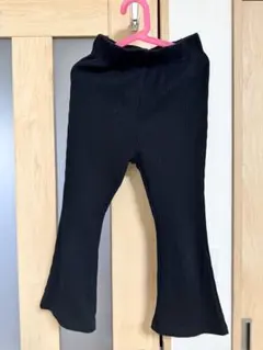 フレアパンツ 130サイズ ブラック