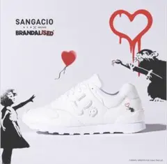 【限定品】SANGACIO BRANDALISEDホワイトスニーカー25.0cmのサムネイル