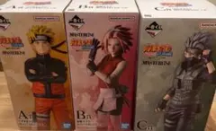 最安値！一番くじ NARUTO 疾風伝 暁サソリ、サクラ、カカシフィギュア