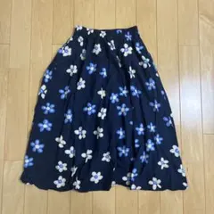 UNIQLO ユニクロ　マリメッコ　フレアスカート 花柄 ロングのサムネイル