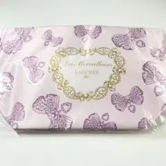 LADURÉE リボン柄ミニトートバッグ 鞄 ショッパー