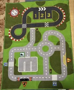 IKEA 道路デザイン　プレイマット　ラグ 133cm ✖️ 100cm