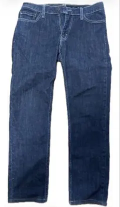 Levi's ダークブルー スリムフィット デニムパンツ