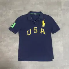 00s Polo Ralph Lauren USA刺繍 ビッグポニー ナンバー3