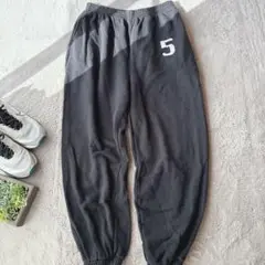 美品(XXL)スエットパンツ/ズボン/ウエスト総ゴム/コットン100%/綿