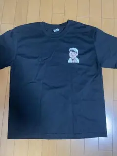 キャラクターイラスト入り Tシャツ ブラック JP.Lサイズ