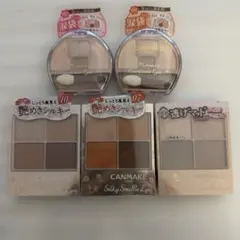 【新品未開封】CANMAKE プランぷくコーデアイズ・シルキースフレアイズ5点のサムネイル