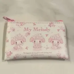 マイメロディ　フラットミニポーチ