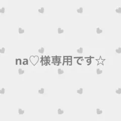na♡様専用ページです