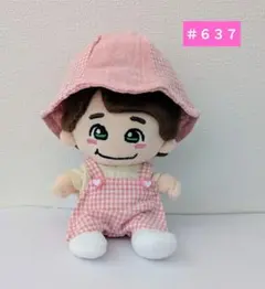 ちびぬい服　はぴぬい服　サロペット　チューリップハット　＃６３７