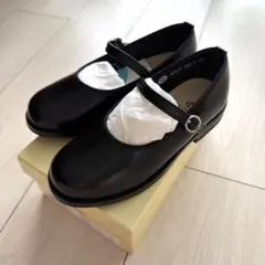 【新品未使用】HARUTA ローファー　リボン付き　19cm ブラック