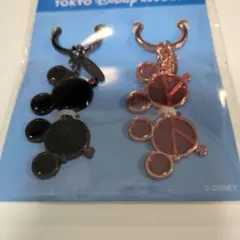 【新品】東京ディズニーリゾート キーホルダー 2個セット　ミッキーマウス