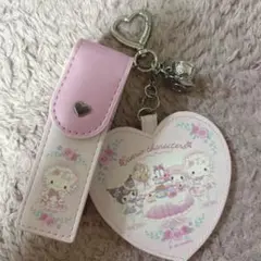 【新品未使用】メルヘンパーティデザインシリーズ♡ リップケース＆ミラー