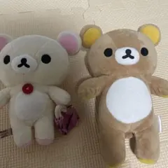 希少 リラックマ コリラックマ ぬいぐるみ マスコット 当時物 白タグ