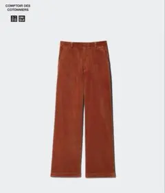 コーデュロイ ワイドパンツ