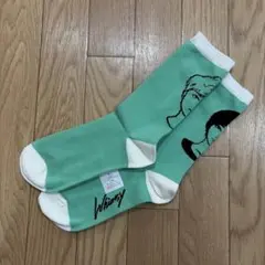 kyne × whimsy ソックス 靴下 ミントグリーン グラフィックのサムネイル