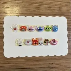 ネイルパーツ ミッキー ミニー 手 デコパーツ ディズニー