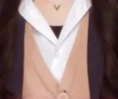 制服 茶色カーディガン