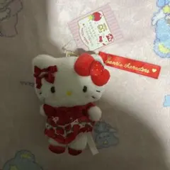 いちご新聞50周年 キティちゃん マスコットキーホルダー