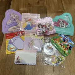 ディズニー　シール&パウチ　セット