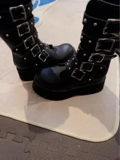 HYSTERIC GLAMOUR 厚底ベルトロングブーツのサムネイル