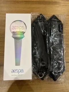 aespa ペンライト　ペンライトケース　KーPOP グッズ