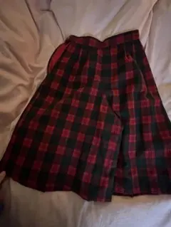 赤チェック ハーフパンツ パンク レトロ