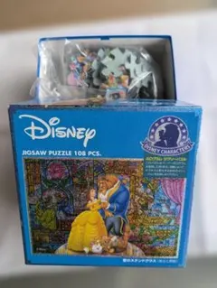 中古品　Disney ジグソーパズル 108ピース 美女と野獣