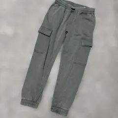 H&M kidsくすみカーキカーゴパンツ 140cm