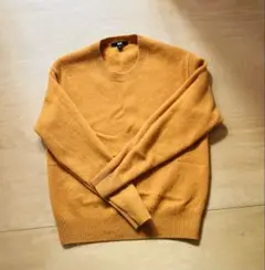 UNIQLO ユニクロ　ラムクルーネックセーター　イエロー　Mサイズ