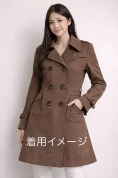 BURBERRY BLUE LABEL トレンチコート ブラウン